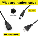 US 3 Pin 12V Power Supply 5A Amps 60 Watts