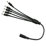 1 to 5 Way DC Power Splitter Adapter Cable 5 Cords