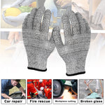 Premium Level 5 Cut Resistant Hand Gloves Food Industry Grade Protection (Large)