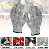 Premium Level 5 Cut Resistant Hand Gloves Food Industry Grade Protection (Large)