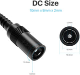1 to 8 Way DC Power Splitter Adapter Cable 8 Cords